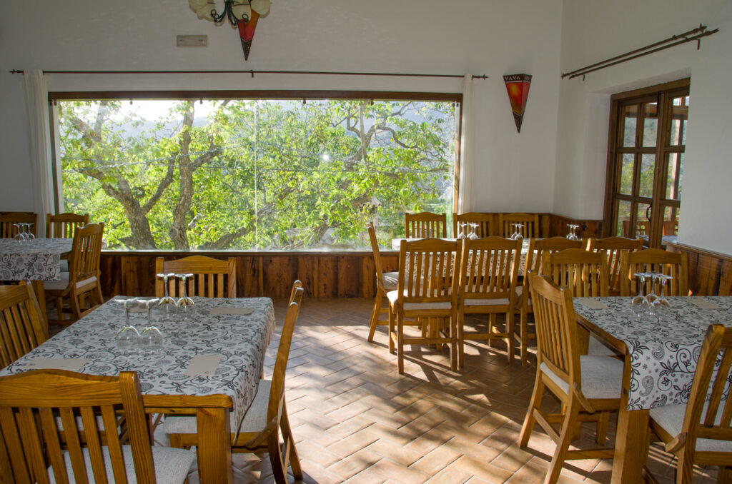 Restaurante Camping de Nerpio Mejor Lugar Donde Comer Instalaciones Mesas y Ventanal